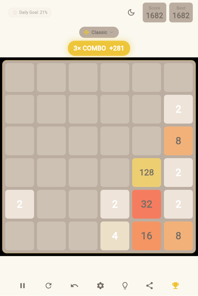 Game board in action